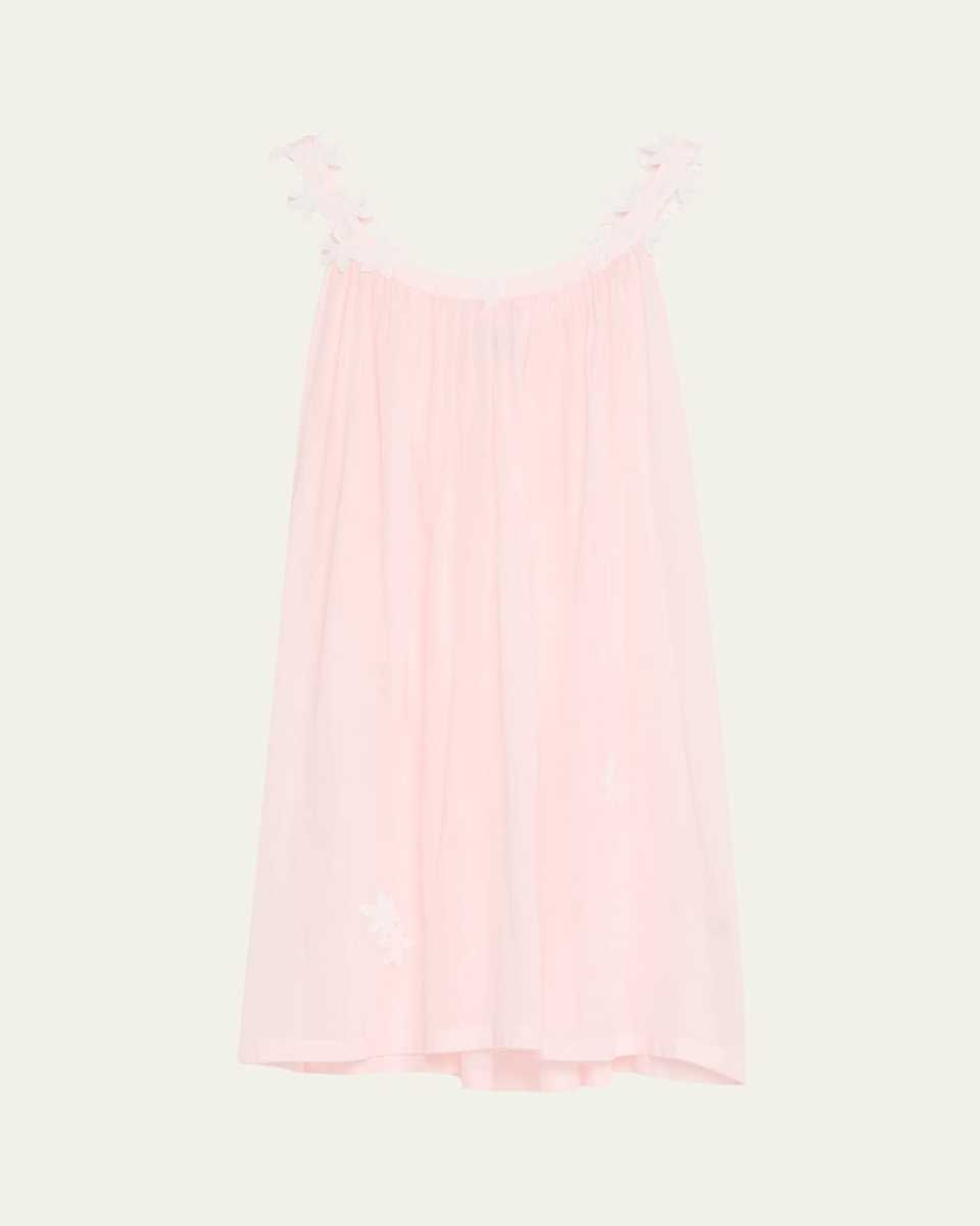 Camilla 1 Lace-Trim Cotton Babydoll